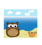 Cute owl kuku（個別スタンプ：11）