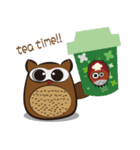 Cute owl kuku（個別スタンプ：12）