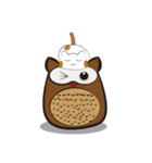 Cute owl kuku（個別スタンプ：14）