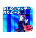 ラブリーハロウィンミラースクエアんご（個別スタンプ：29）