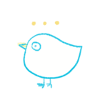 The Little Happy Blue Bird（個別スタンプ：2）