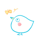 The Little Happy Blue Bird（個別スタンプ：7）