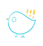 The Little Happy Blue Bird（個別スタンプ：11）