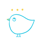 The Little Happy Blue Bird（個別スタンプ：13）