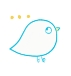 The Little Happy Blue Bird（個別スタンプ：14）