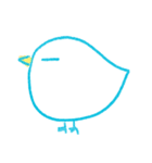 The Little Happy Blue Bird（個別スタンプ：15）