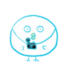 The Little Happy Blue Bird（個別スタンプ：19）