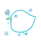 The Little Happy Blue Bird（個別スタンプ：21）