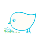 The Little Happy Blue Bird（個別スタンプ：22）