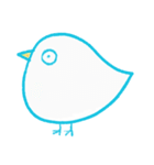 The Little Happy Blue Bird（個別スタンプ：26）