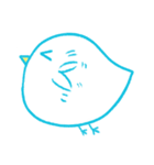 The Little Happy Blue Bird（個別スタンプ：27）