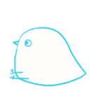 The Little Happy Blue Bird（個別スタンプ：33）