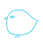 The Little Happy Blue Bird（個別スタンプ：39）