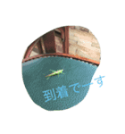 I'd like to fly while coming.（個別スタンプ：3）