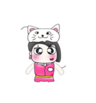 ...Miss. LaLa.. Love cat..^^（個別スタンプ：13）