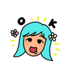 グループで色別キャラ（個別スタンプ：33）