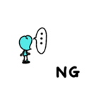 グループで色別キャラ（個別スタンプ：36）