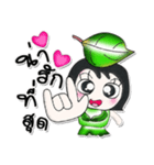 Hi my name is Saifon. Love Leaves！！（個別スタンプ：4）