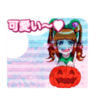 ラブリーハロウィンビーチバラんご（個別スタンプ：28）