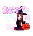 ハロウィンレディシャインスターんご（個別スタンプ：29）