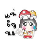 Hi！ My name is LaLa. Love Mushroom.（個別スタンプ：10）