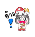 Hi！ My name is LaLa. Love Mushroom.（個別スタンプ：28）