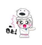 Miss. Hitomi..Love dog ^_^（個別スタンプ：22）