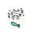 笑ってれば何とかなると思ってる猫（個別スタンプ：9）