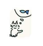 笑ってれば何とかなると思ってる猫（個別スタンプ：10）