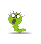 The world of cute caterpillars（個別スタンプ：3）