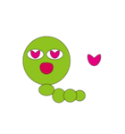 The world of cute caterpillars（個別スタンプ：4）