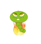 The world of cute caterpillars（個別スタンプ：6）