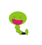 The world of cute caterpillars（個別スタンプ：7）