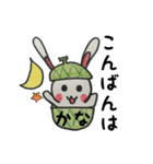 めろめろメロンかなちゃん（個別スタンプ：3）