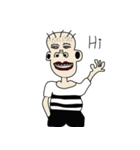 The crazy man i am funny（個別スタンプ：1）