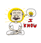 The crazy man i am funny（個別スタンプ：35）