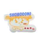 さんかくまゆげのおんなのこ（個別スタンプ：5）