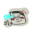 さんかくまゆげのおんなのこ（個別スタンプ：8）