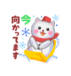 雪だるまネコさん 2018（個別スタンプ：31）