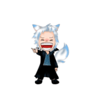The white wolf（個別スタンプ：3）