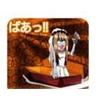 ラブリーハロウィン唐草文様んご（個別スタンプ：23）