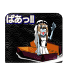 ラブリーハロウィン青海波んご（個別スタンプ：23）