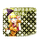 ラブリーハロウィン七宝んご（個別スタンプ：2）