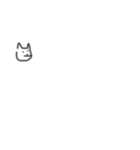 ちょっと薄めな犬（個別スタンプ：1）
