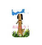 カラフル動物スタンプ（個別スタンプ：2）