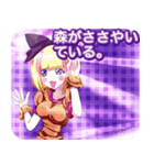 ラブリーハロウィン格子縞んご（個別スタンプ：2）