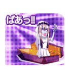 ラブリーハロウィン格子縞んご（個別スタンプ：23）