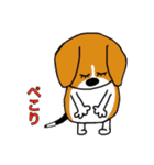 耳たれちゃってる犬（個別スタンプ：4）