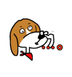 耳たれちゃってる犬（個別スタンプ：19）
