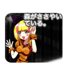 ラブリーハロウィン子持ち縞んご（個別スタンプ：2）